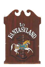 A Liberty Square and Fantasyland Breezeway Sign.