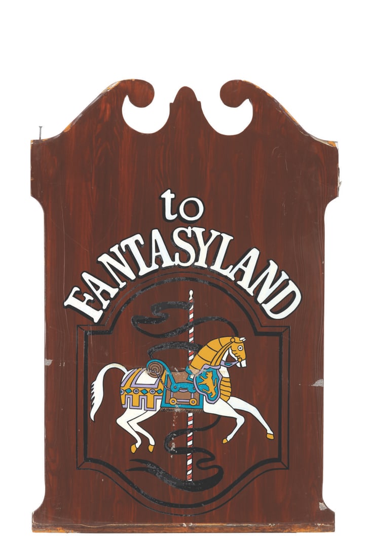 A Liberty Square and Fantasyland Breezeway Sign. (1 of 2)