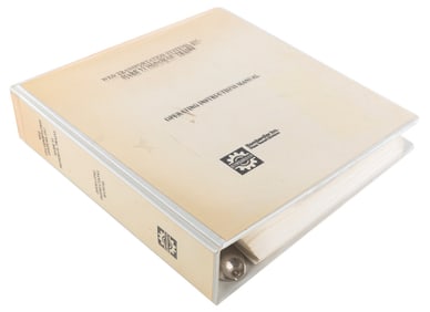 A Rare Monorail Mark VI Operating Manual.