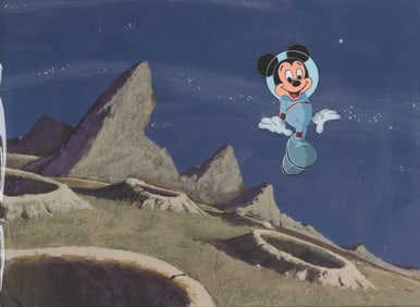 An EPCOT Center Mickey Mouse Original Production Cel.