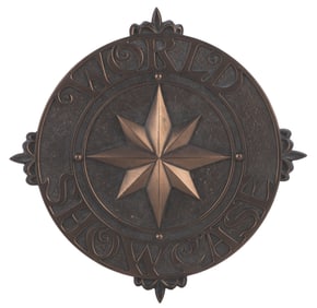 An Epcot World Showcase Trash Can Sign.