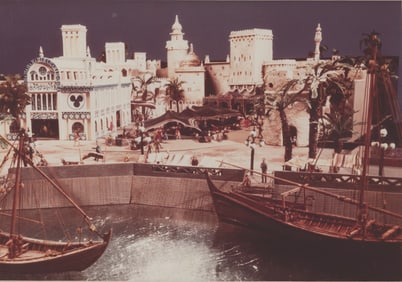 An EPCOT World Showcase UAE Concept Model Photograph.