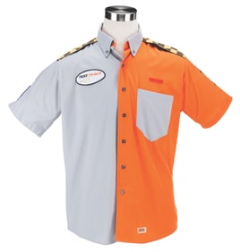 A Test Track Cast Member Shirt.