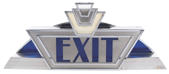 A Kitchen Kabaret Theater Exit Sign.