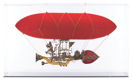 A Rare Bill Toma Journey Into Imagination Dream Mobile Sculpture.