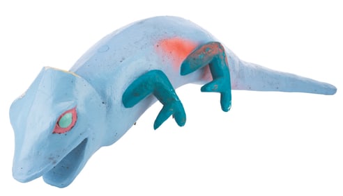 An Animal Kingdom Pizzafari Lizard Prop.