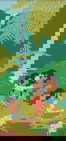 A Mary Blair Polynesian Resort Guest Room Print.