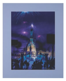 A Disneyland Paris Castle Print.