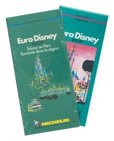 A Pair of Euro Disney Resort Michelin Guides.