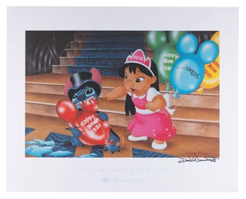 A Disney Cruise Lines “Lilo & Stitch?? Signed Print.