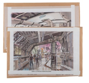 A Pair of Aliens 3-D Theme Park Attraction Concepts.