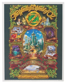 A Wonderful World of Oz Theme Park Poster.