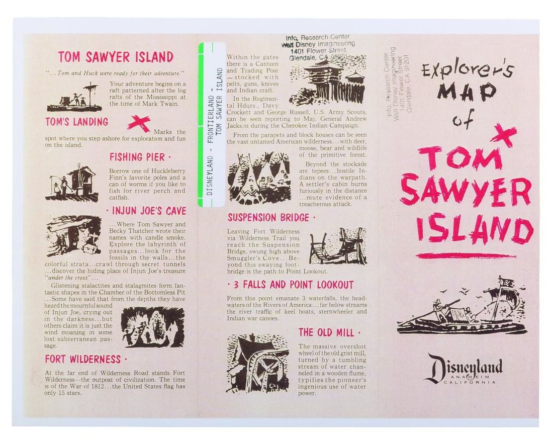 A Rare "Big Thunder Island" Map Prototype. - 4