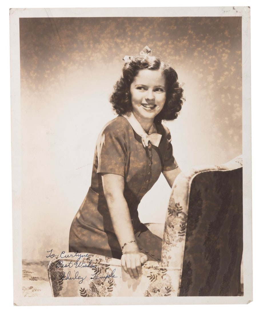A Signed Shirley Temple Photo. (1 of 2)