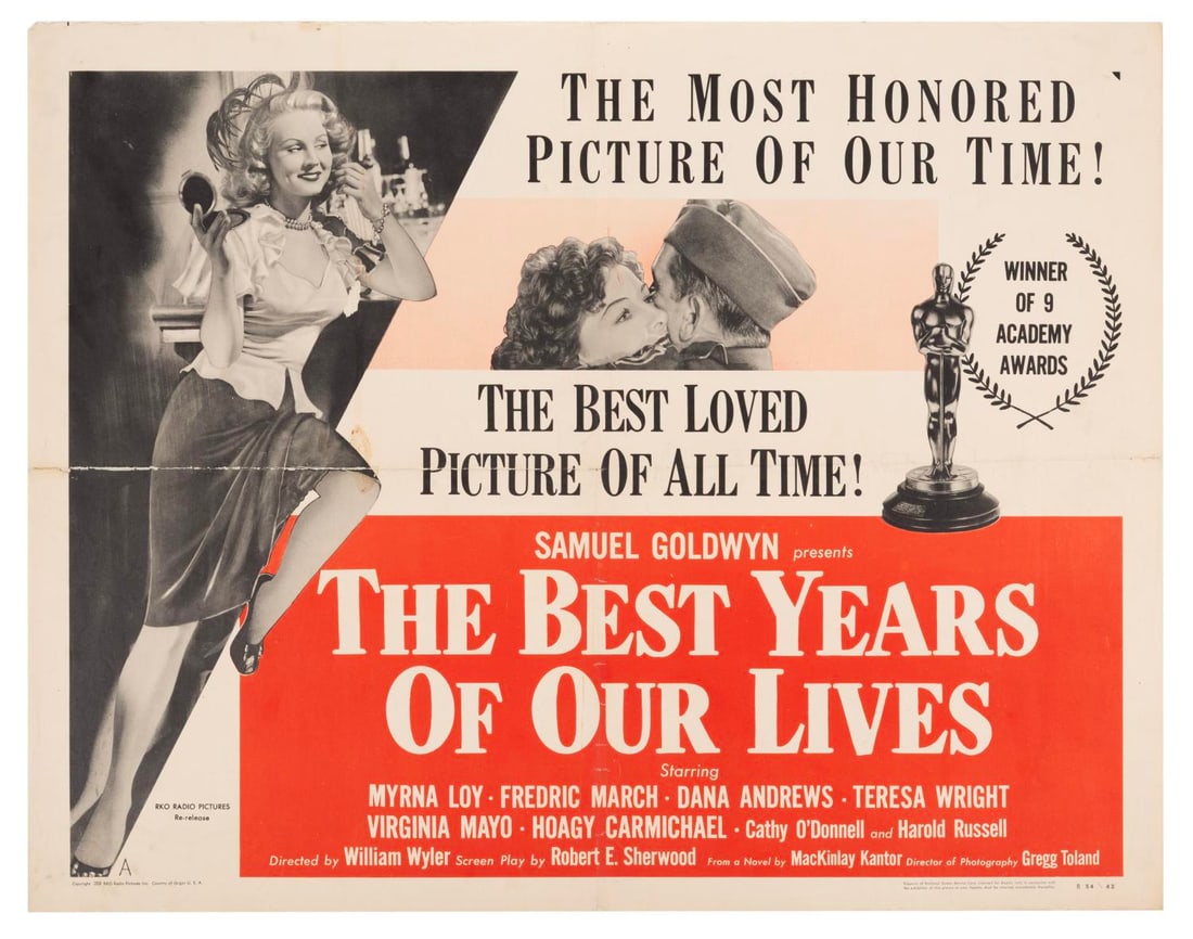 A "The Best Years of Our Lives" Half-Sheet. (1 of 1)