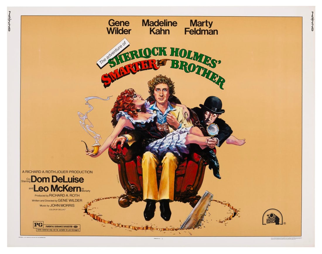 A "The Adventure of Sherlock Holmes' Smarter Brother" Half-Sheet. (1 of 1)