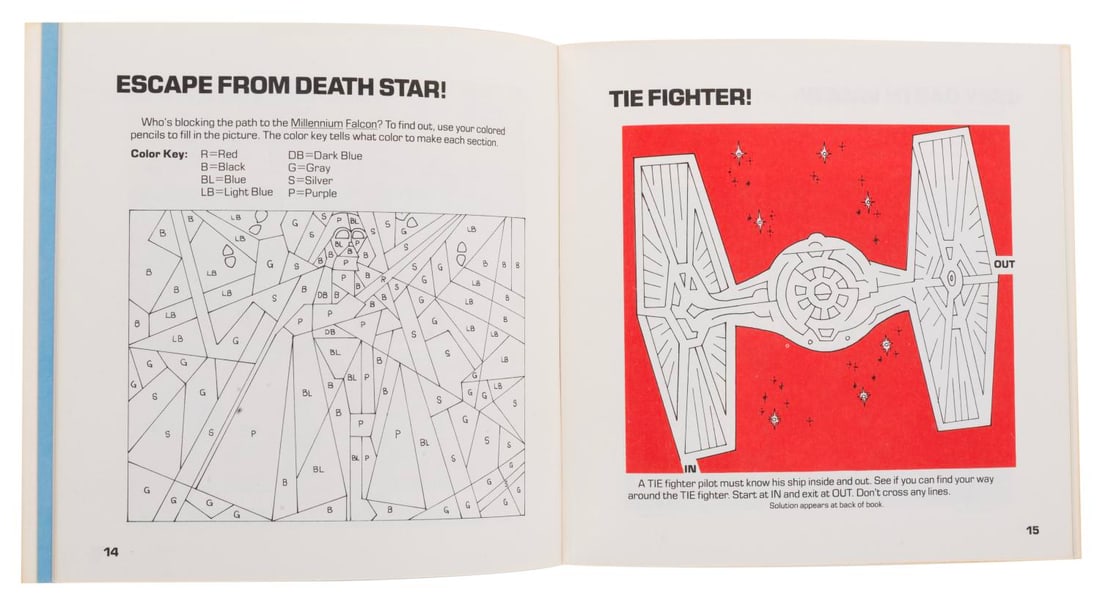 Three Star Wars Activity Books. - 3