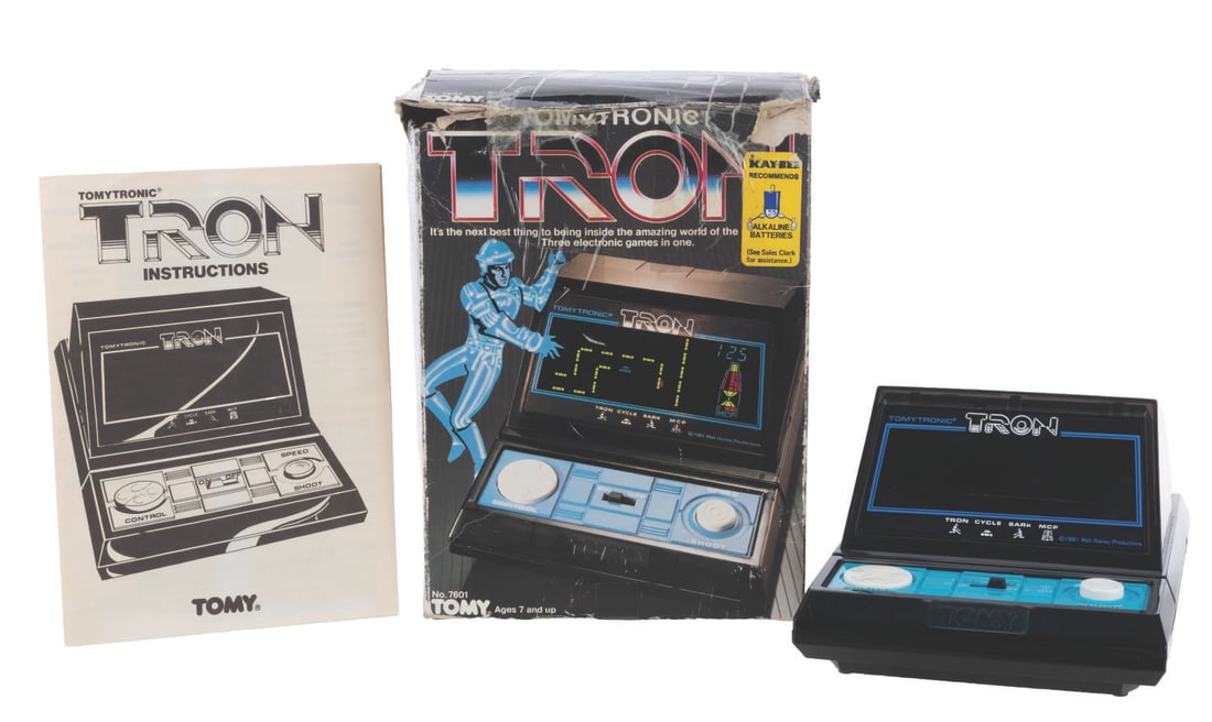 A TomyTronic "Tron" Electronic Game. (1 of 8)