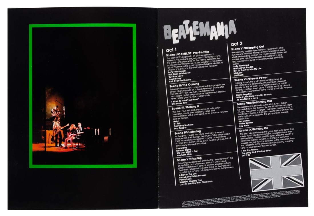 A Beatlemania Souvenir Program. - 2
