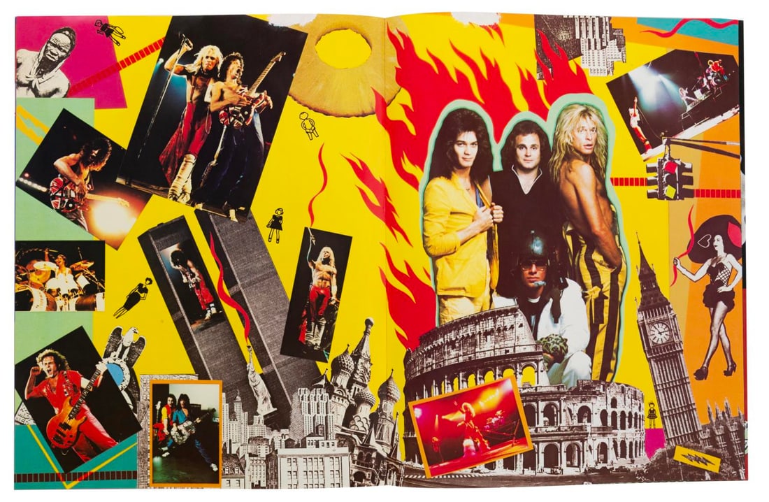 A 1981 Van Halen "Fair Warning" Souvenir Program. - 2
