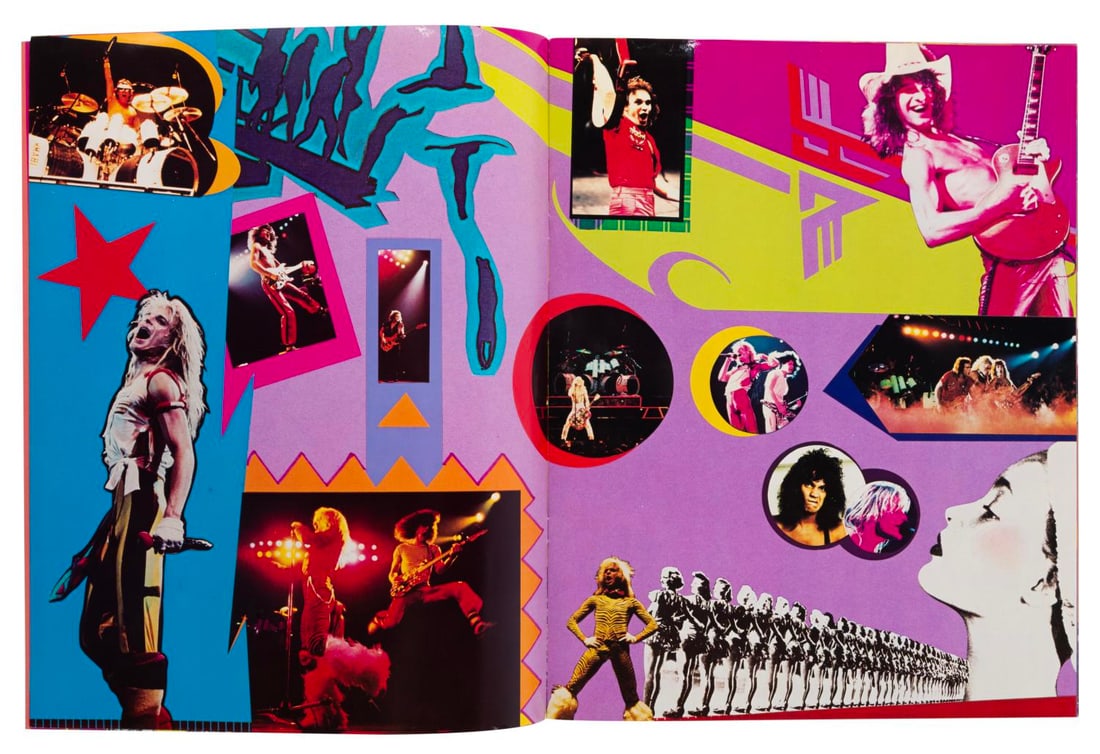 A 1981 Van Halen "Fair Warning" Souvenir Program. - 3