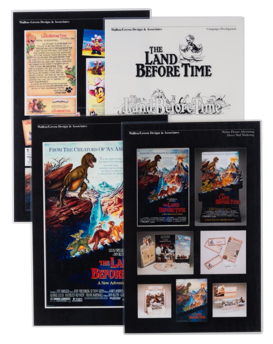 A Set of “The Land Before Time?? Advertising Campaign Presentation Boards. (1 of 6)
