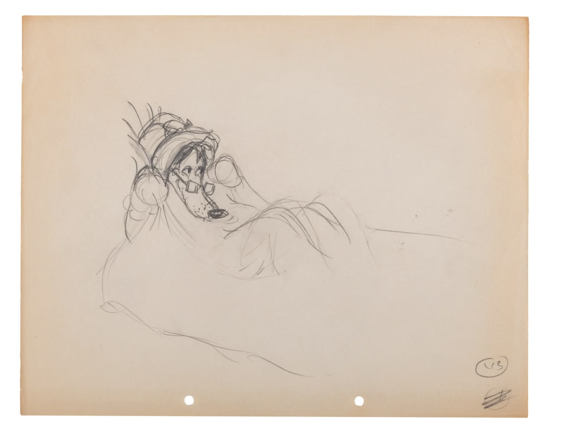 A "The Big Bad Wolf" Production Drawing. (1 of 2)