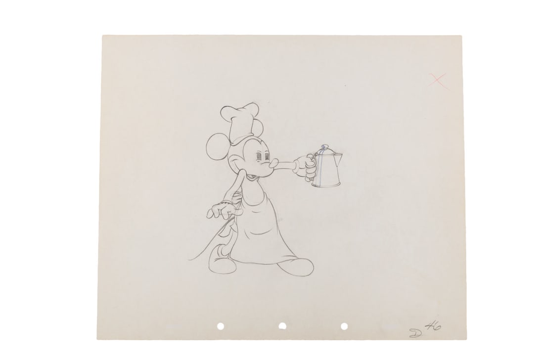 A “Mickey’s Trailer?? Production Drawing. - 2