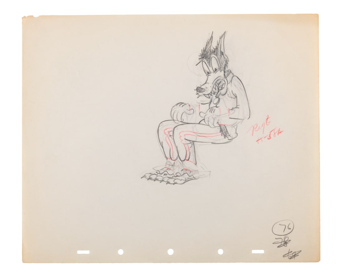 A "The Practical Pig" Production Drawing. (1 of 2)