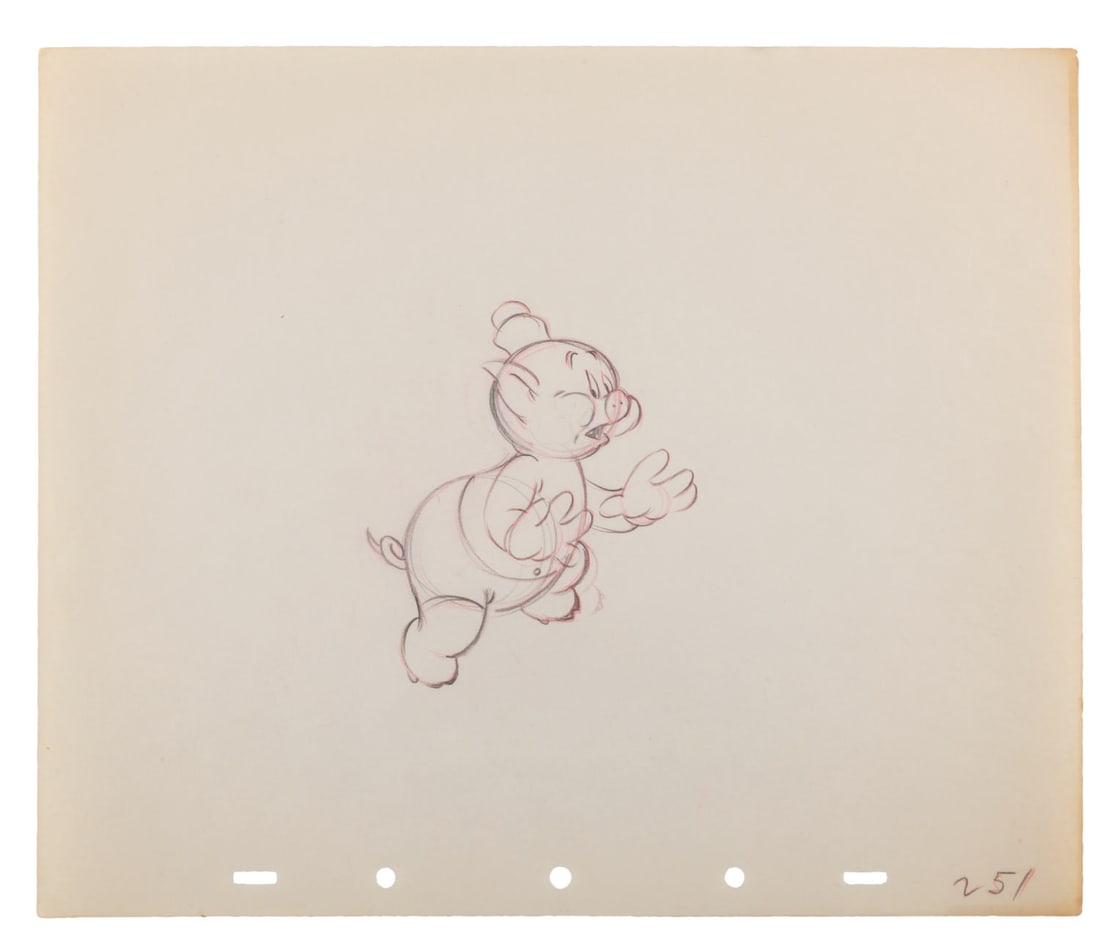 A "The Practical Pig" Production Drawing. (1 of 2)