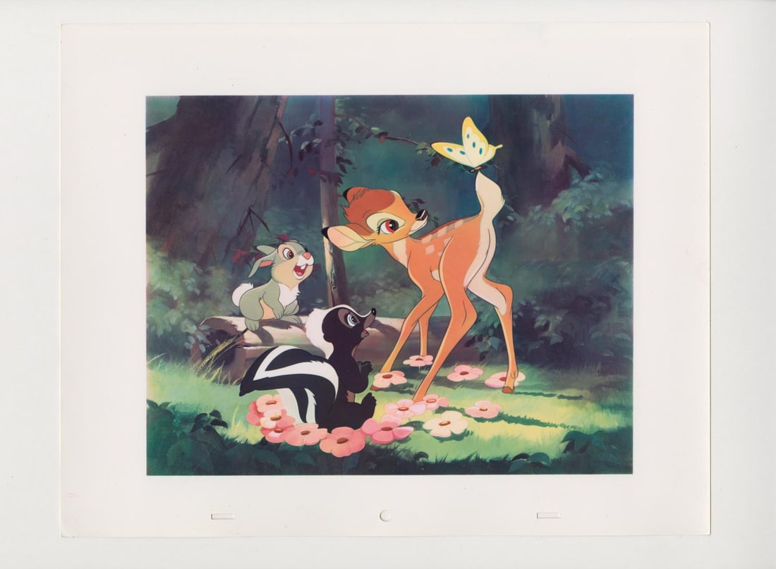 A Disney Studio "Bambi" Dye Transfer. - 2