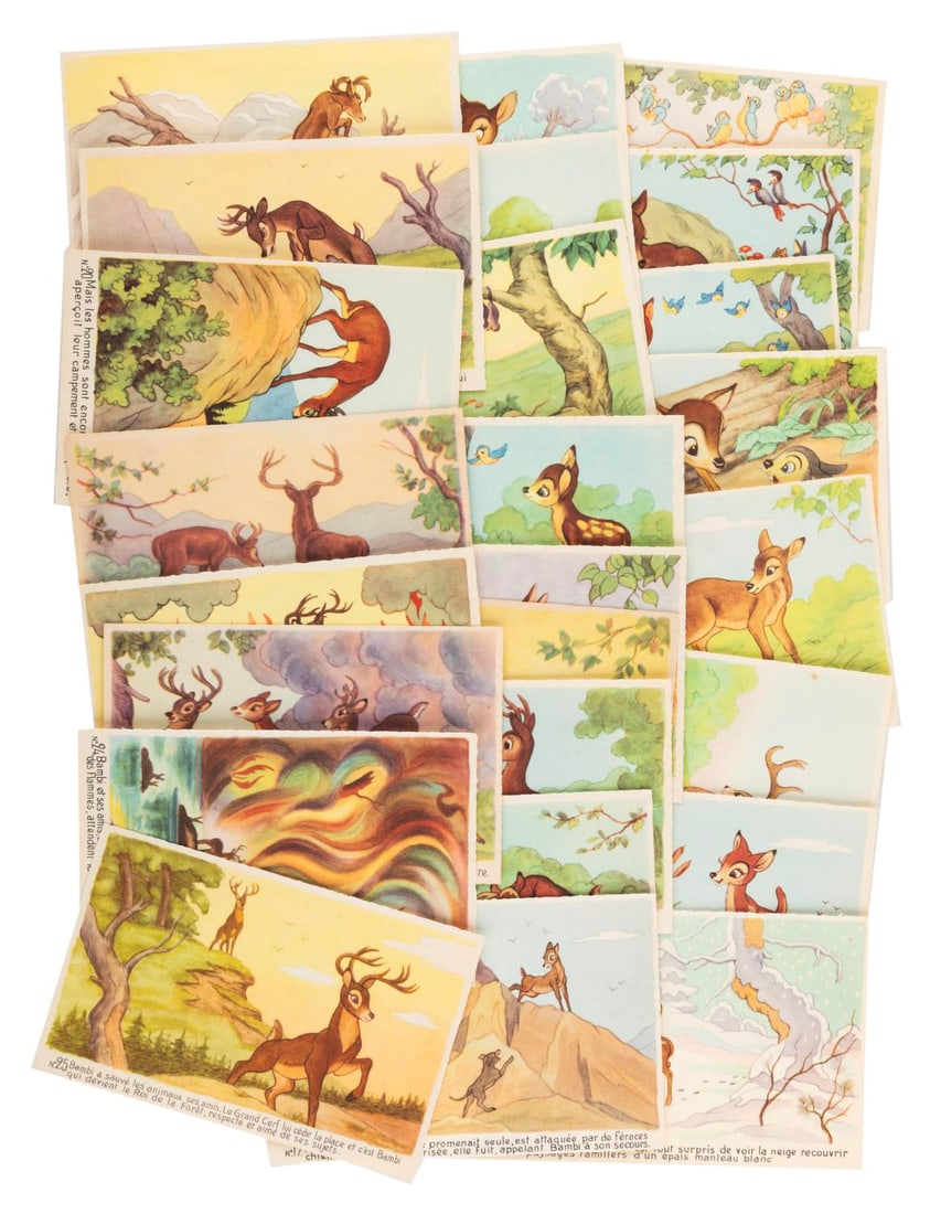 A French “Bambi?? Postcard Collection. (1 of 8)