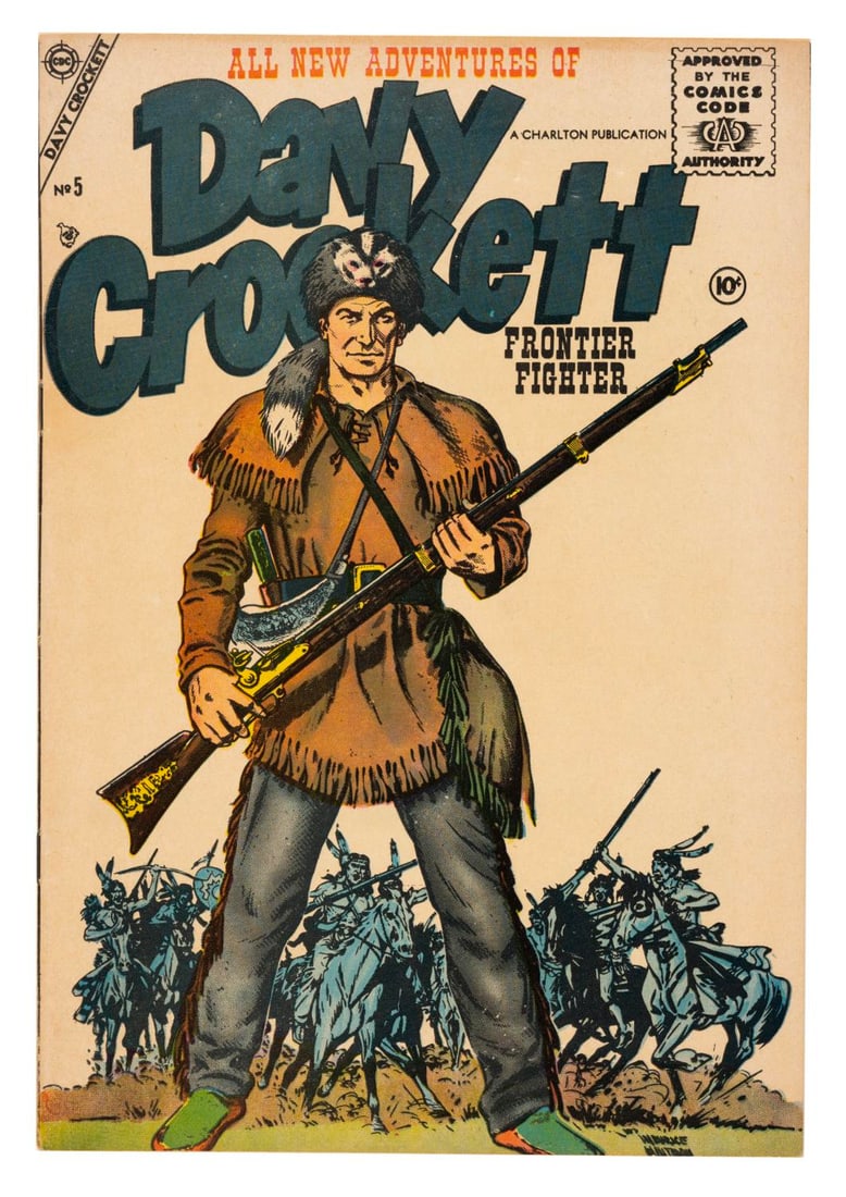 A 1956 Davy Crockett Frontier Fighter Comic Book. (1 of 3)