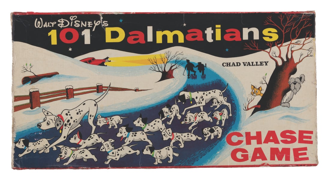 A British 101 Dalmatians Chase Board Game. (1 of 7)