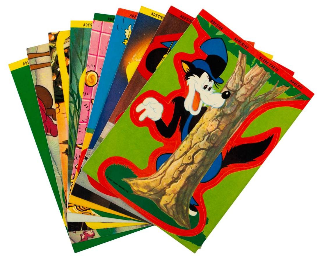 An Italian Disney Sticker Postcard Collection. (1 of 7)