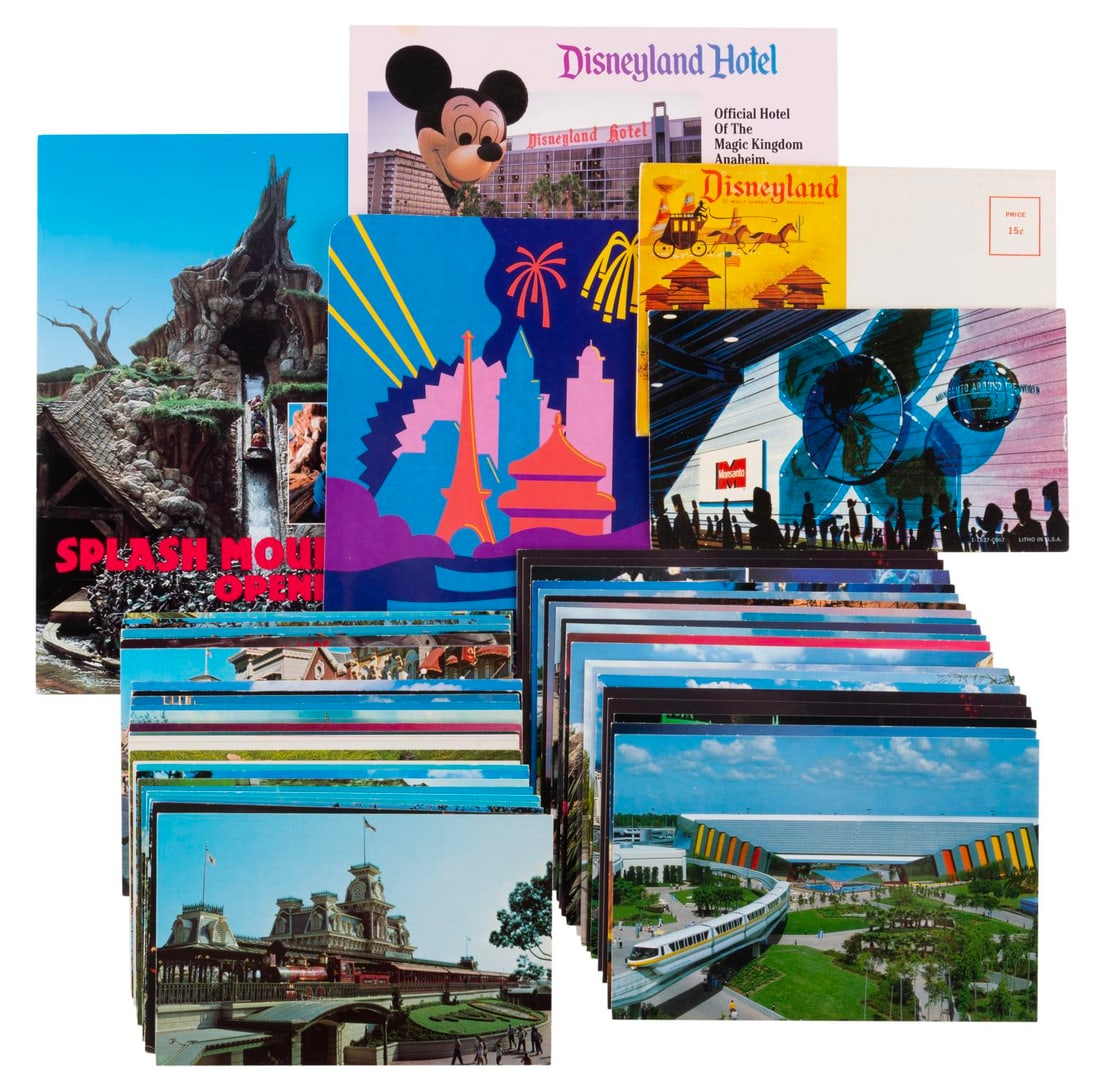 A Large Collection of Disney Parks Postcards. (1 of 10)