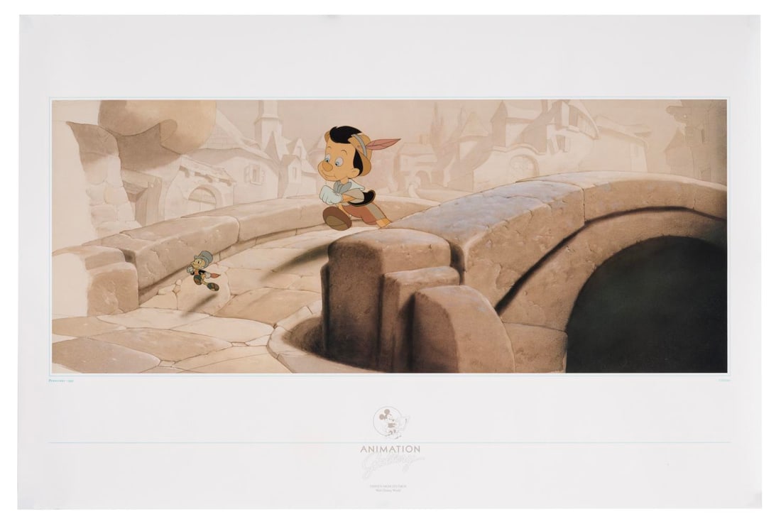 A Disney-MGM Studios "Pinocchio" Poster Print. (1 of 1)