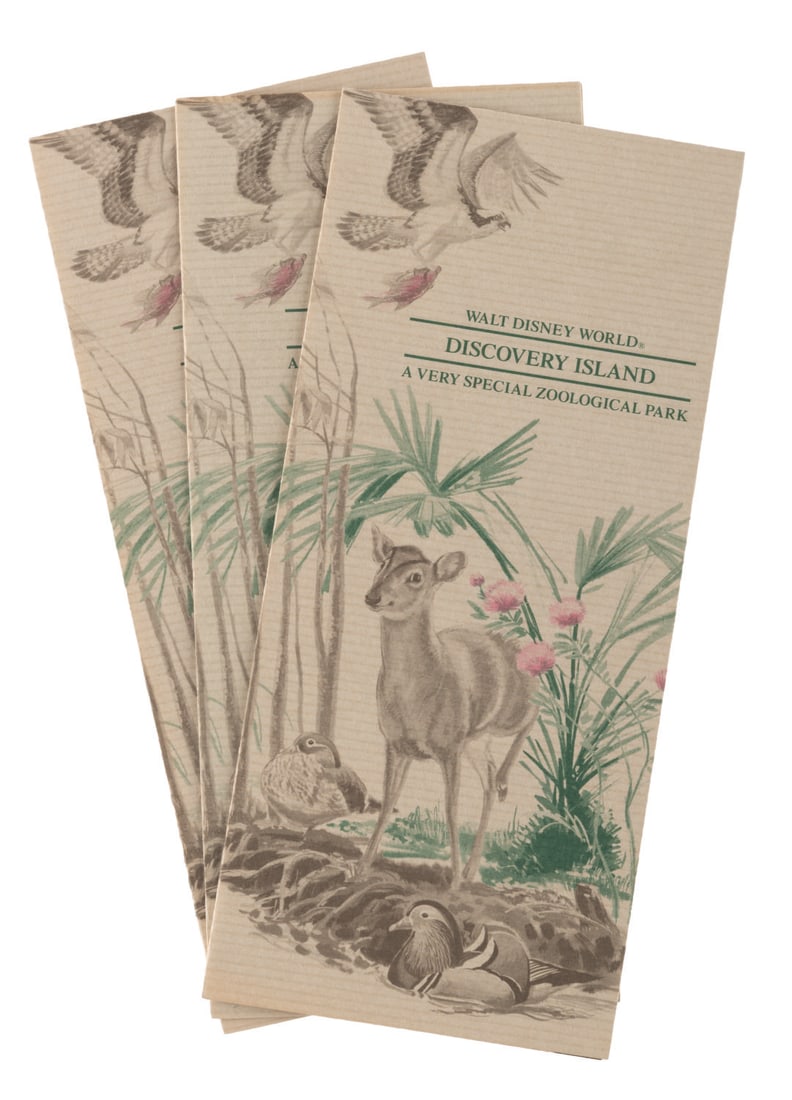 A Trio of Discovery Island Brochures. (1 of 5)