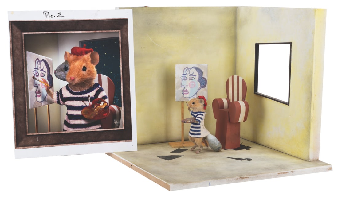 A "Dinner for Schmucks" Picasso Diorama Set. (1 of 12)