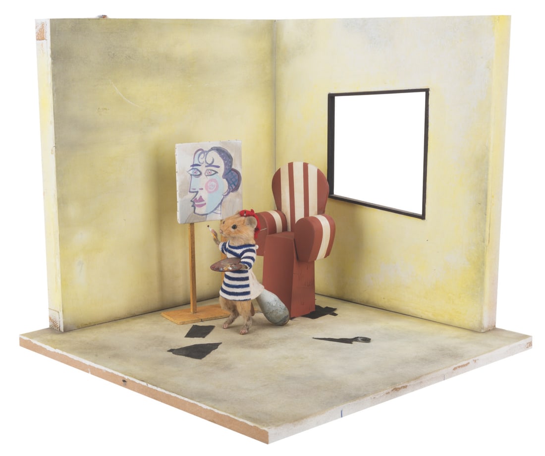 A "Dinner for Schmucks" Picasso Diorama Set. - 3