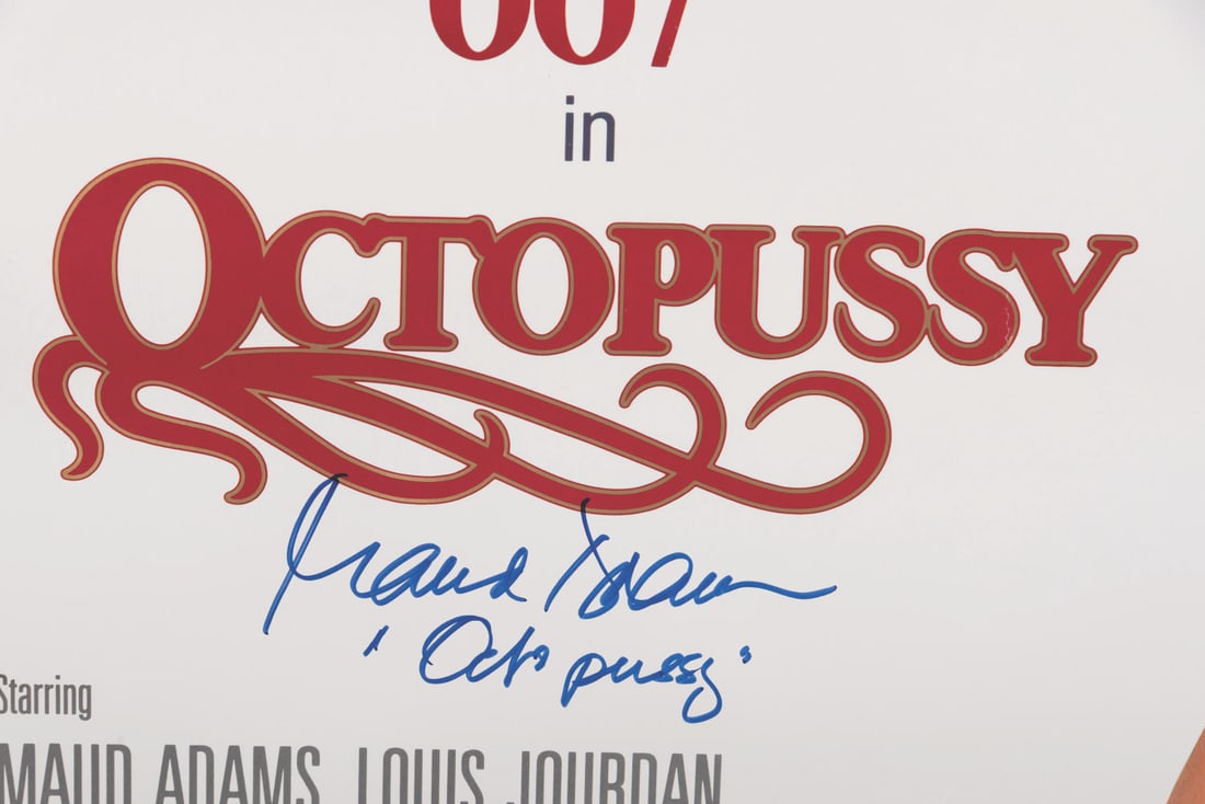 A Signed "Octopussy" One-Sheet. - 3