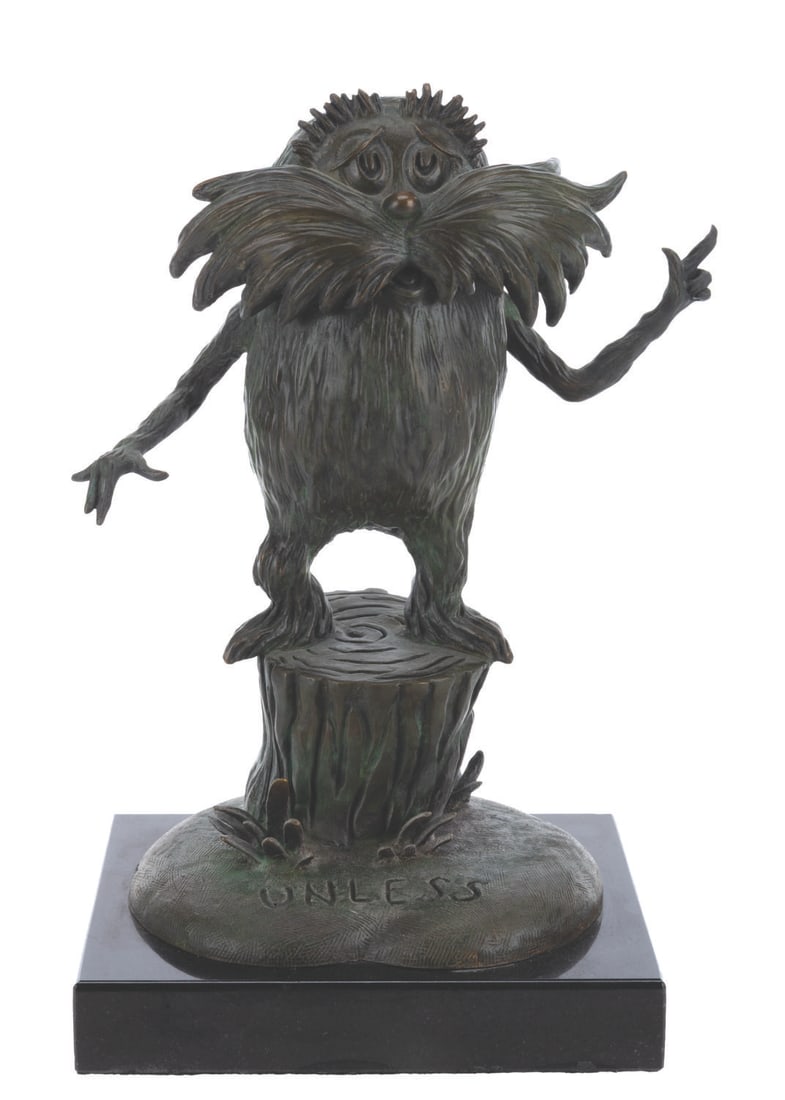 A Limited Edition Bronze Lorax Sculpture. (1 of 5)