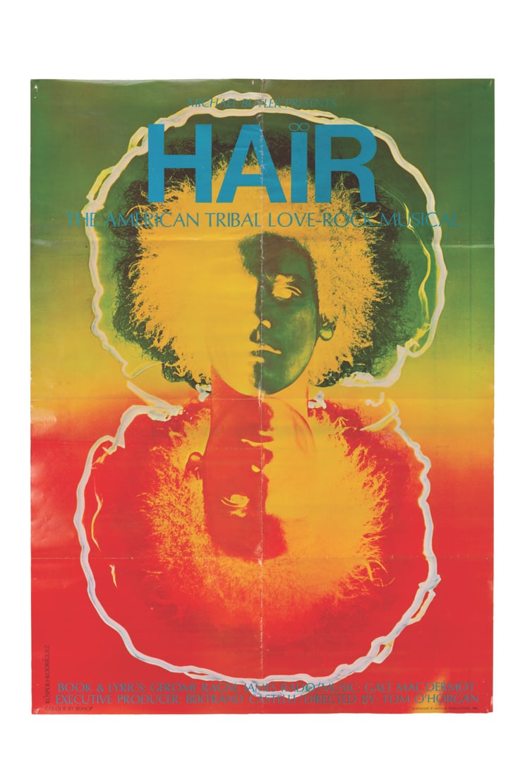 A "Hair" Original Broadway Production Poster. (1 of 1)