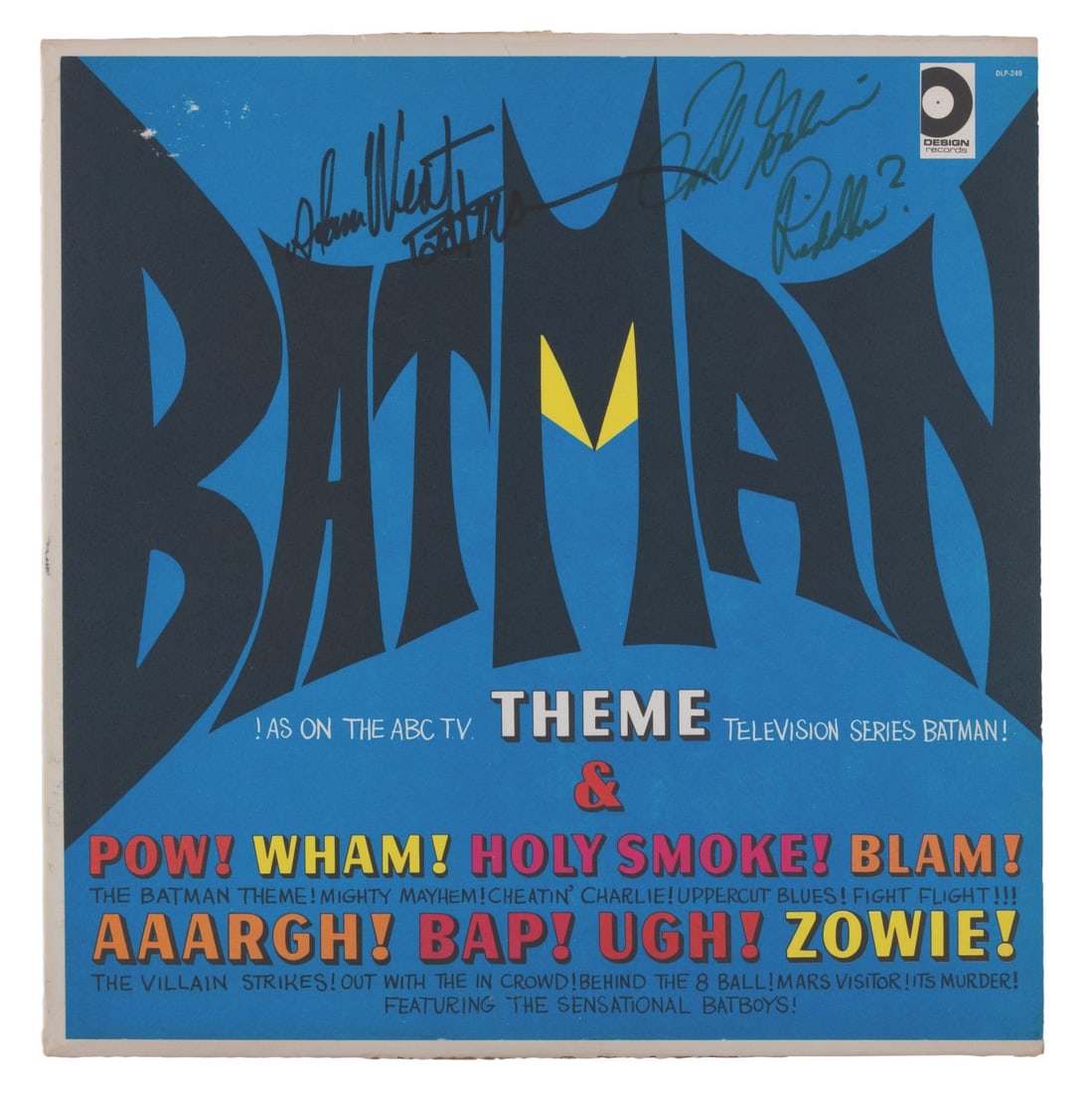 A Multi-Signed "Batman" Record Sleeve. (1 of 5)