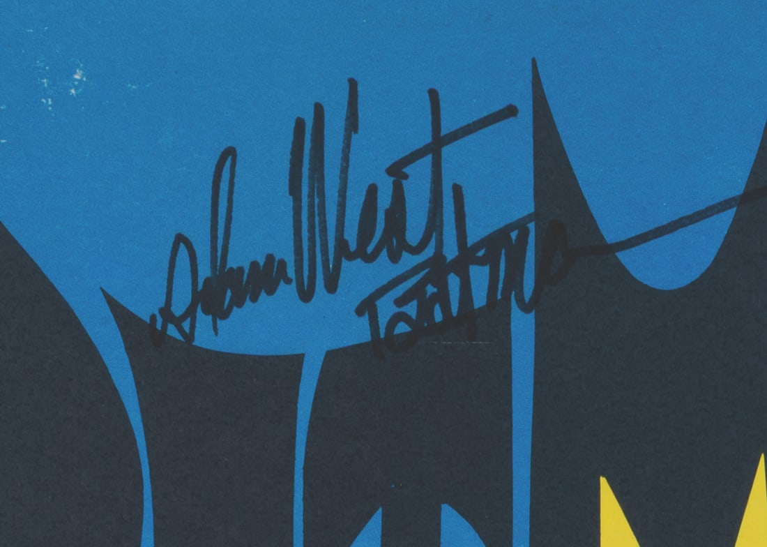 A Multi-Signed "Batman" Record Sleeve. - 2