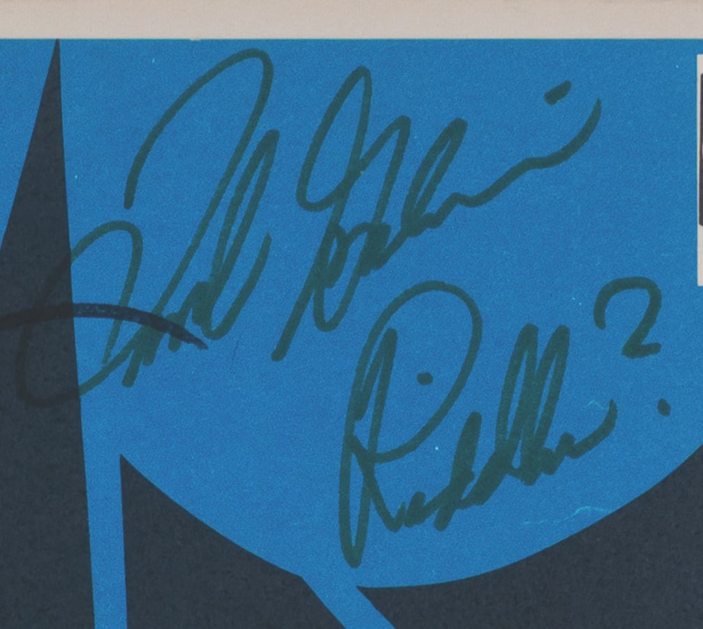 A Multi-Signed "Batman" Record Sleeve. - 3
