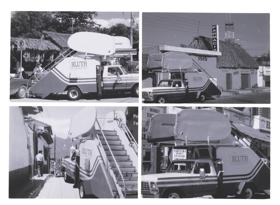 A Set of "Arrested Development" Screen-Used Stair Car Photos.: (Fox, 2004) A collection of four screen-used photos from "Arrested Development." These photos from the season 2 episode "Amigos!" were held by Jason Bateman's Michael Bluth and private detective Gene