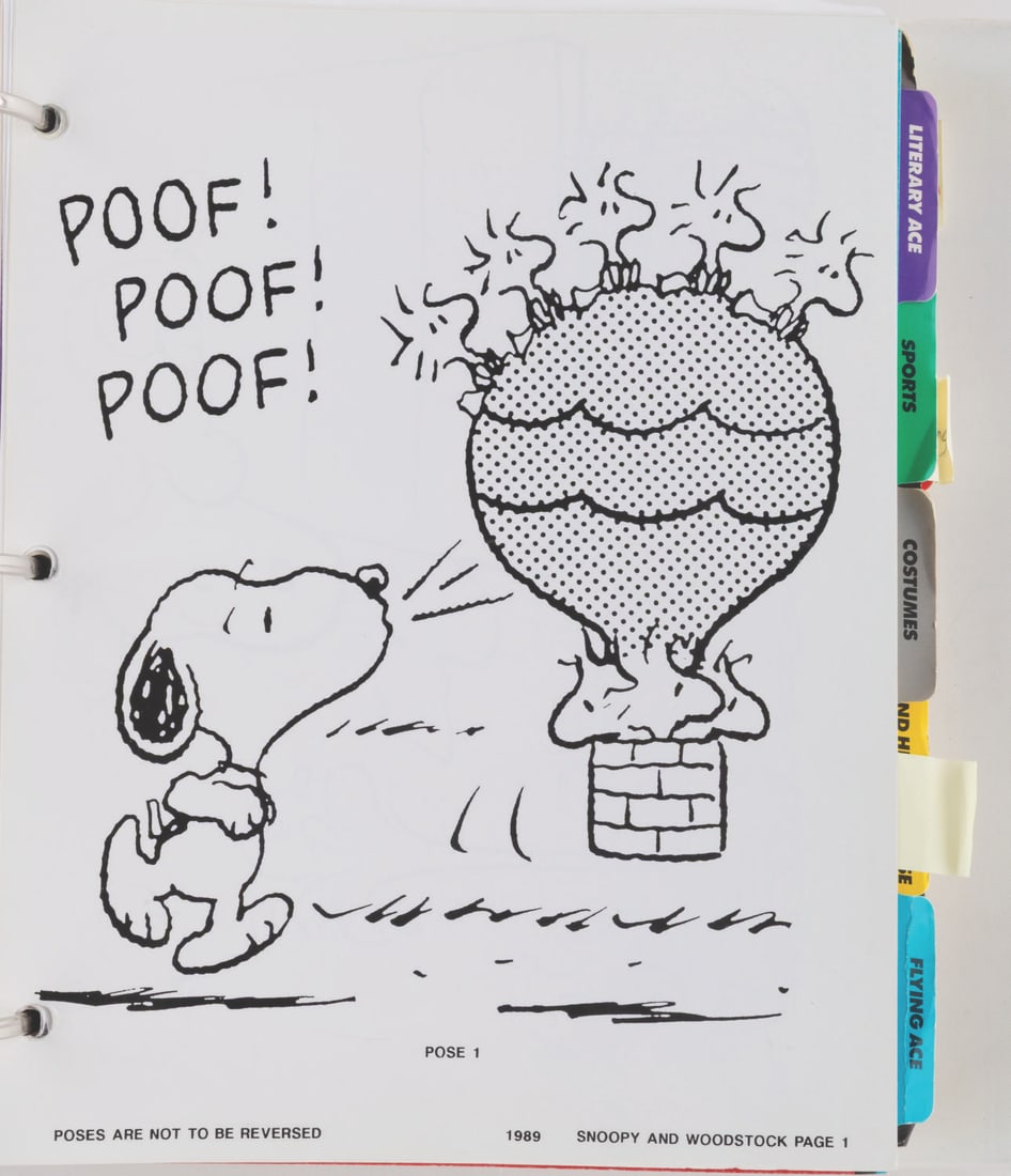 A "Peanuts" Character Portfolio Style Guide. - 11