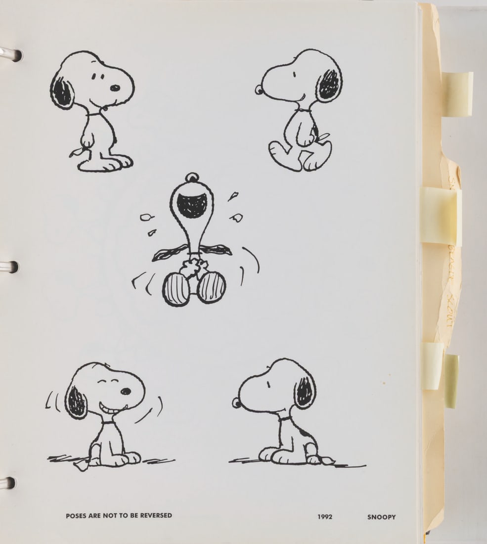 A "Peanuts" Character Portfolio Style Guide. - 5