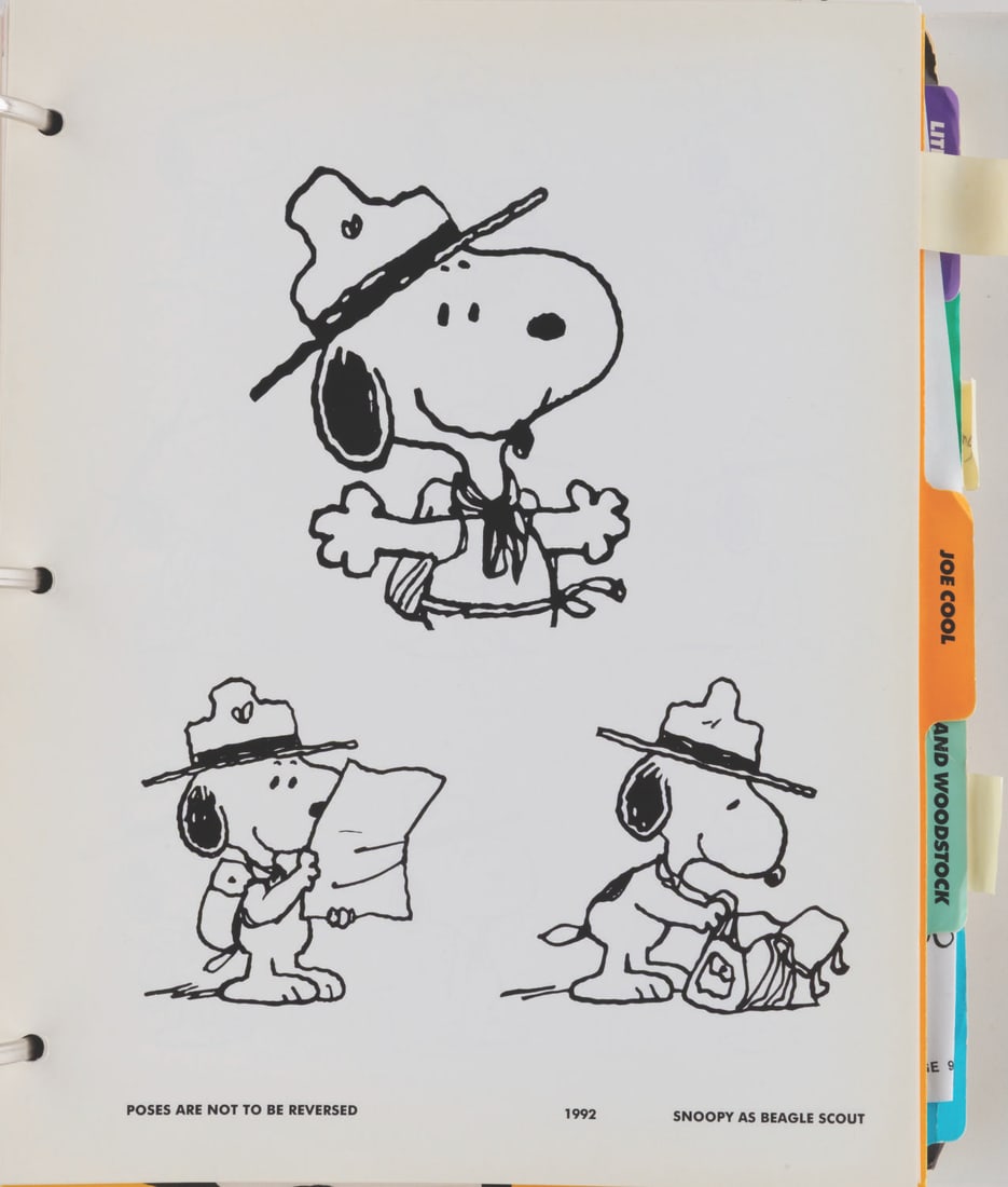 A "Peanuts" Character Portfolio Style Guide. - 7